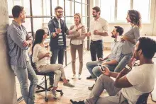 Visuel Services Organisation Espace de Travail Hospitality Management